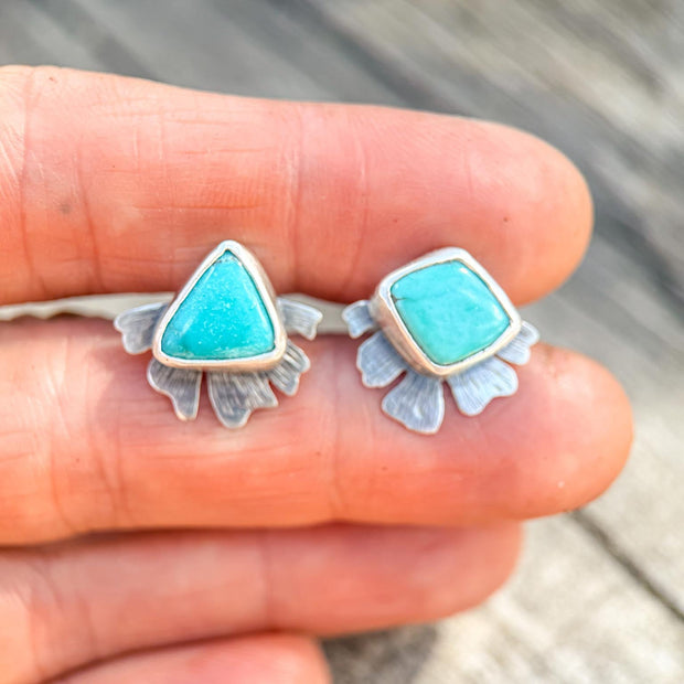 Unfold Studs | Carico Lake Turquoise