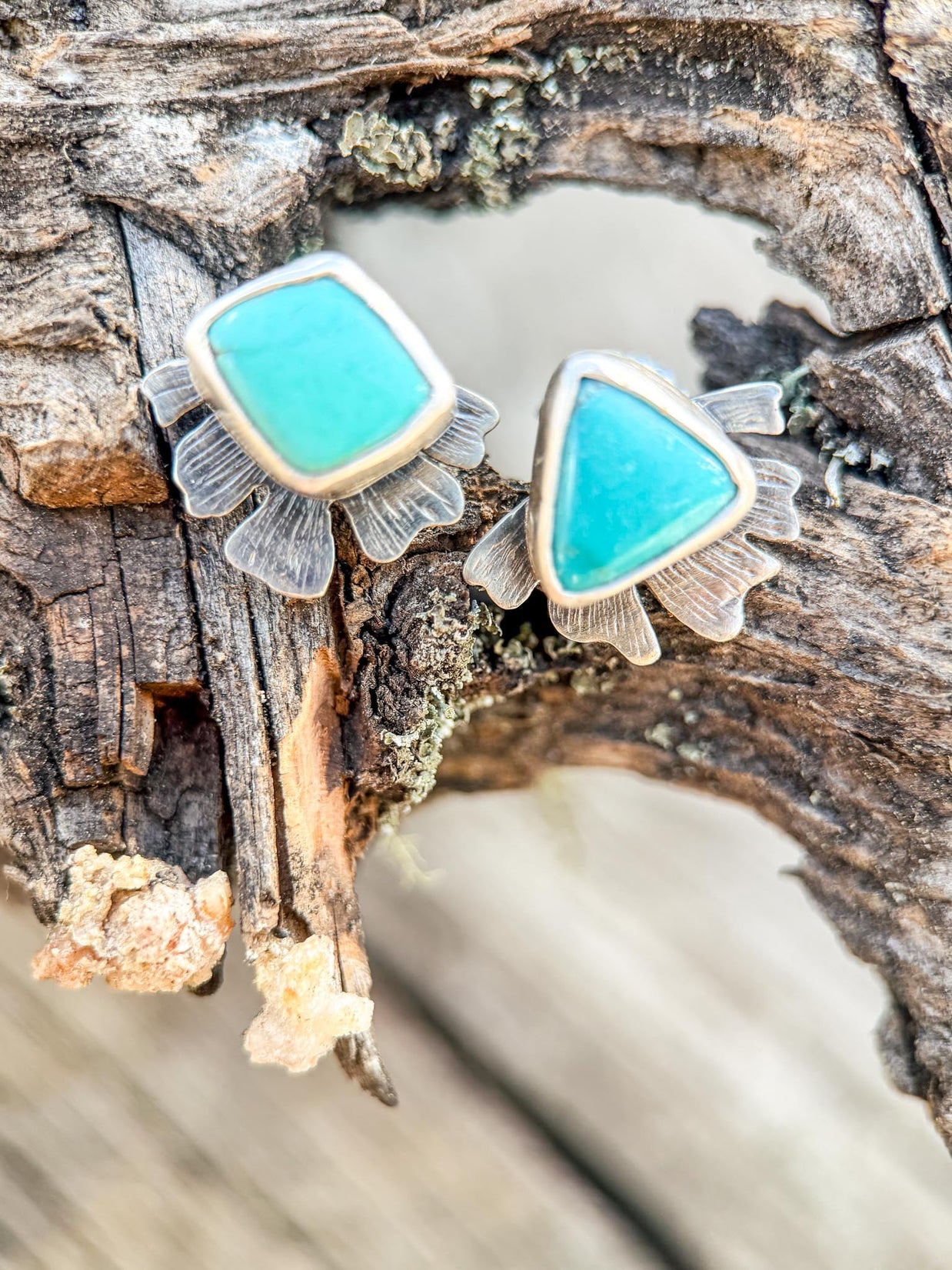 Unfold Studs | Carico Lake Turquoise