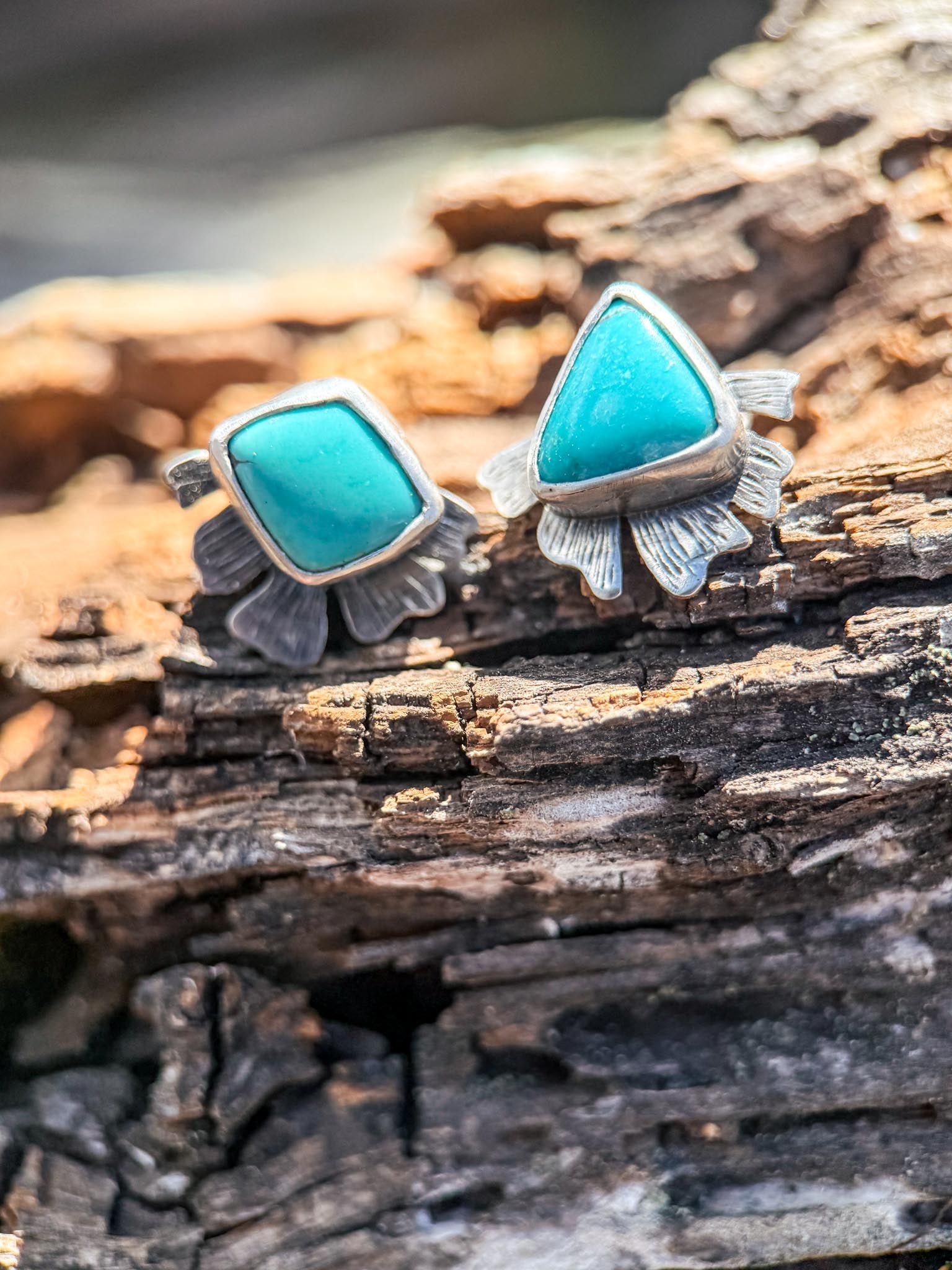 Unfold Studs | Carico Lake Turquoise