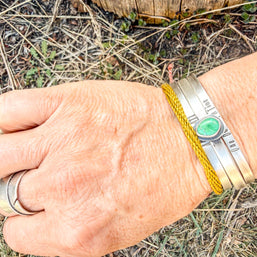 Hold Cuff | Sonoran Gold Turquoise + Sterling Silver