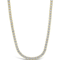 Bezel CZ Tennis Necklace