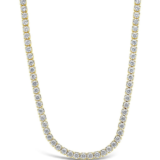 Bezel CZ Tennis Necklace