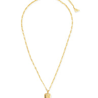 CZ Constellation Dog Tag Pendant Necklace