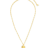 CZ Constellation Dog Tag Pendant Necklace