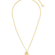 CZ Constellation Dog Tag Pendant Necklace