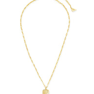 CZ Constellation Dog Tag Pendant Necklace