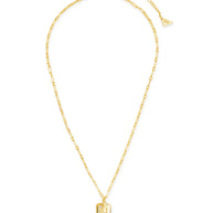 CZ Constellation Dog Tag Pendant Necklace