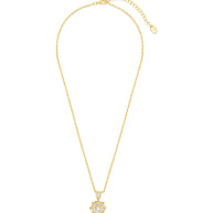 Etta CZ & Pearl Pendant Necklace