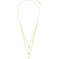 Julie CZ & Layered Chain Necklace