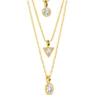 Julie CZ & Layered Chain Necklace
