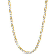 Dani Chain & CZ Tennis Necklace