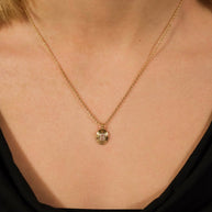 Betsy Oval CZ Pendant Necklace