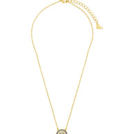 Rainbow CZ Pendant Necklace