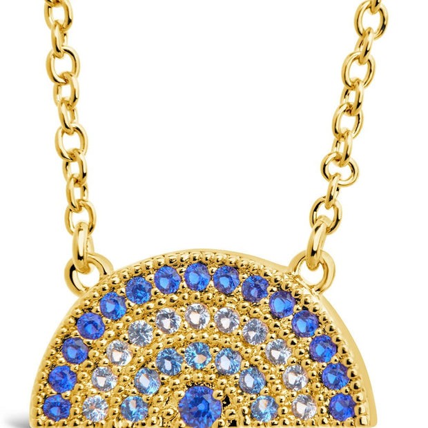 Rainbow CZ Pendant Necklace