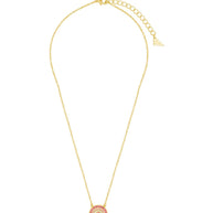 Rainbow CZ Pendant Necklace