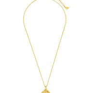 Ophelia CZ Floral Pendant Necklace