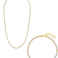 Georgia CZ Tennis Necklace & Bracelet Bundle