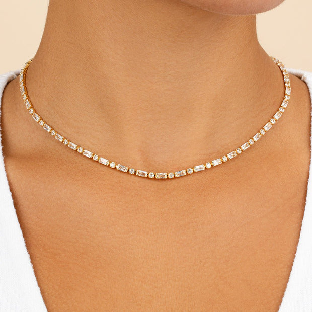 Georgia CZ Tennis Necklace & Bracelet Bundle