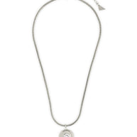 Zora CZ Dome Pendant Necklace