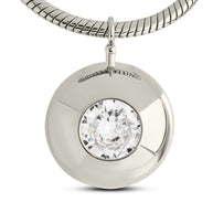 Zora CZ Dome Pendant Necklace