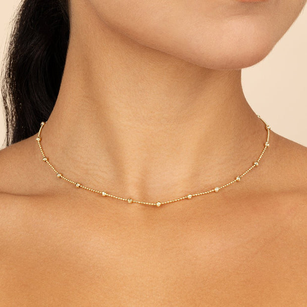 Rumor Stationed CZ Necklace