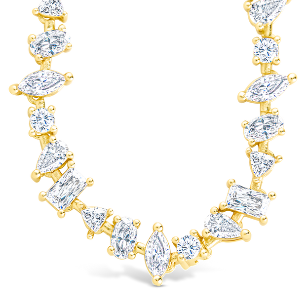 Ellery Adjustable CZ Tennis Necklace