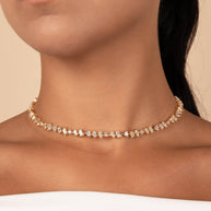 Ellery Adjustable CZ Tennis Necklace