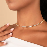 Ellery Adjustable CZ Tennis Necklace