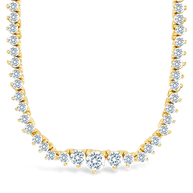 Tatum Adjustable CZ Tennis Necklace