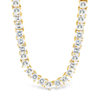 Brette Adjustable CZ Tennis Necklace