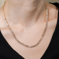 Brette Adjustable CZ Tennis Necklace