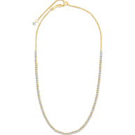 Mirabell Adjustable CZ Tennis Necklace