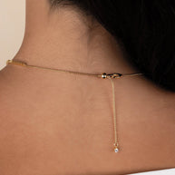 Mirabell Adjustable CZ Tennis Necklace