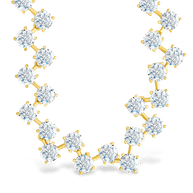 Carson Adjustable CZ Tennis Bolo Necklace