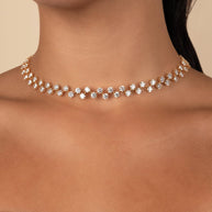 Carson Adjustable CZ Tennis Bolo Necklace