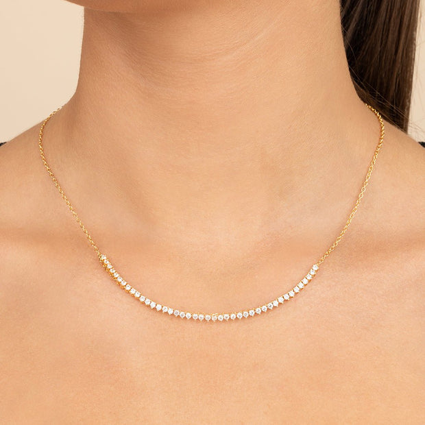 Perdita Brilliant Cut CZ Necklace