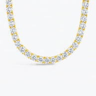 Marisol Round Cut CZ Tennis Necklace