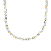 Madeline Baguette Tennis Necklace