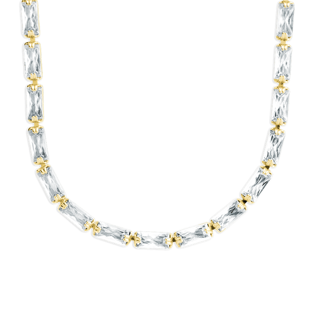Madeline Baguette Tennis Necklace
