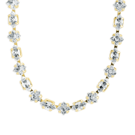 Kite Cut Tennis Necklace