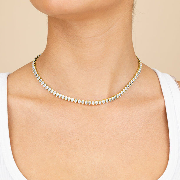 Trishna Noor Drop Tennis Necklace