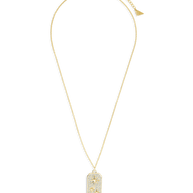 Pave CZ North Star Pendant