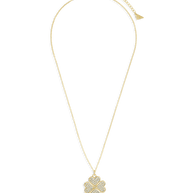 Pave CZ Shamrock Pendant