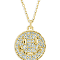Pave CZ Positivity Pendant