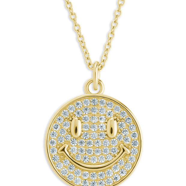 Pave CZ Positivity Pendant