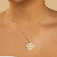 Pave CZ Positivity Pendant