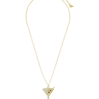 Pave CZ Dirty Martini Pendant