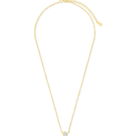 Sterling Silver Pear Bezel Set Pendant