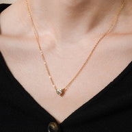 Sterling Silver Heart Bezel Set Pendant