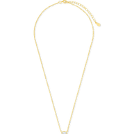 Sterling Silver Marquise Bezel Set Pendant